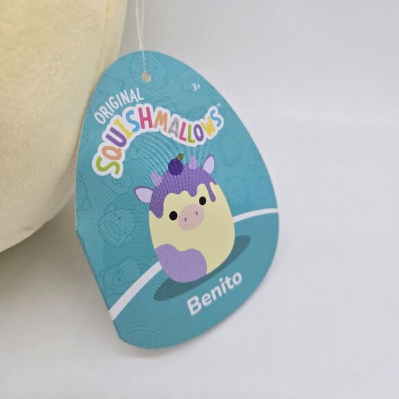 Squishmallows 8" Benito the Blueberry Dessert Cow Stuffed Plush Farm 2023 - Picture 3 of 9